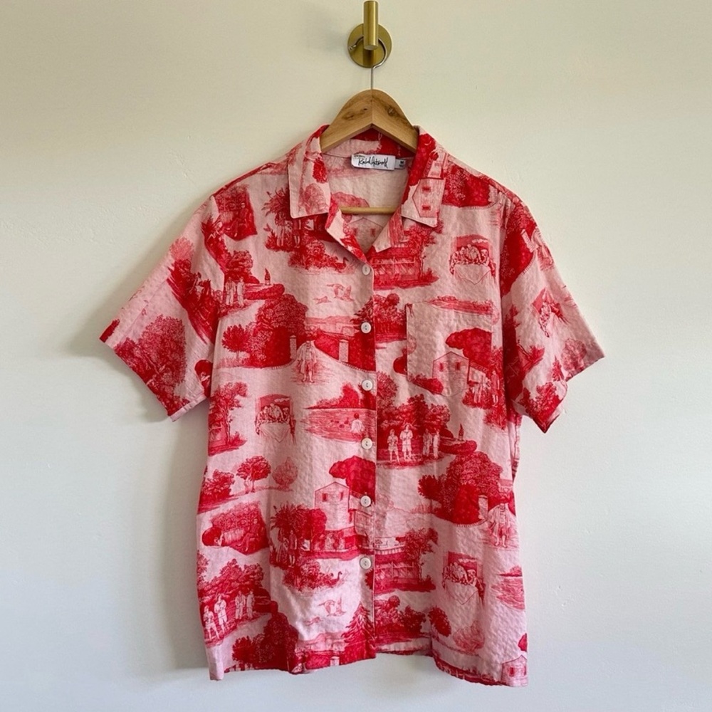 Rachel Antonoff Tony’s Toile James Shirt Size Medium